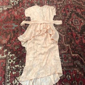 Vintage peach floral dress